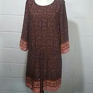 Forever 21 Autumn Color Dress Sz S